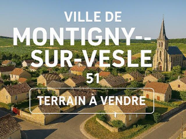 Vente Terrain 887 m2 Montigny sur Vesle