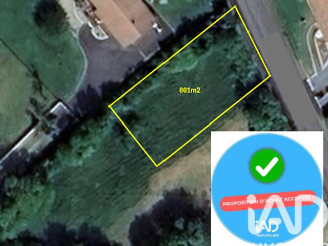 Vente Terrain 801 m2 François