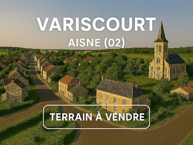 Vente Terrain 807 m2 Variscourt