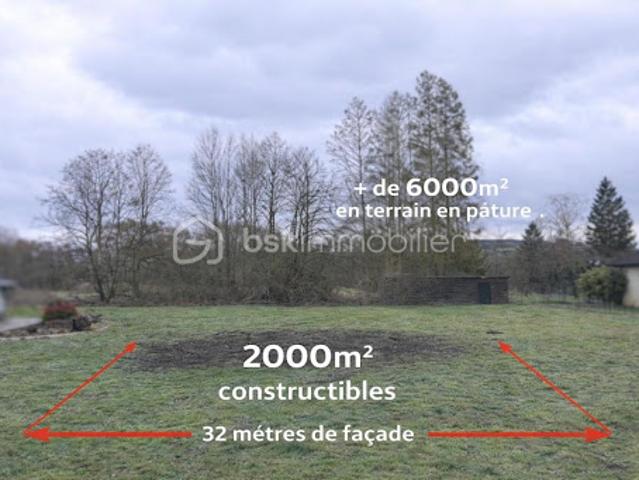 Vente Terrain 8045 m2 Tournes