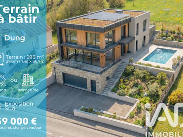 Vente Terrain 998 m2 Dung