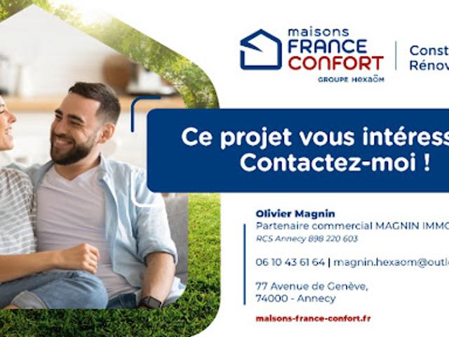 Vente Terrain 900 m2 Versonnex