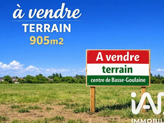 Vente Terrain 905 m2 Basse Goulaine