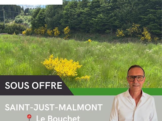 Vente Terrain 909 m2 Saint Just Malmont
