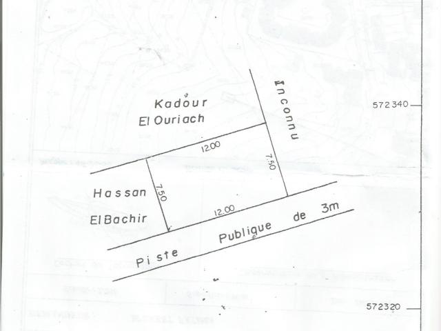 Vente terrain 92 m² à Tanger