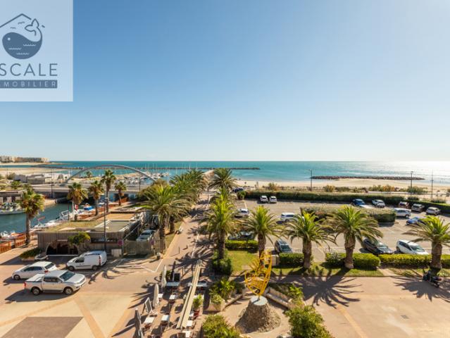 VENTE TYPE 3 + PARKING EN FRONT DE MER AUX QUILLES A SETE