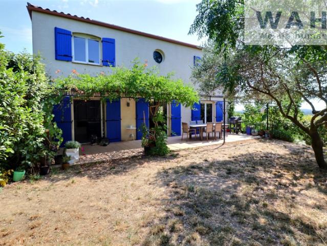 VENTE VILLA 4 PIÈCES AVEC DEPENDANCE ET JOLIE VUE 34270 LAUR