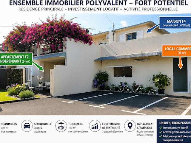 Vente Villa 5 pièces 117 m2 Sainte Marie