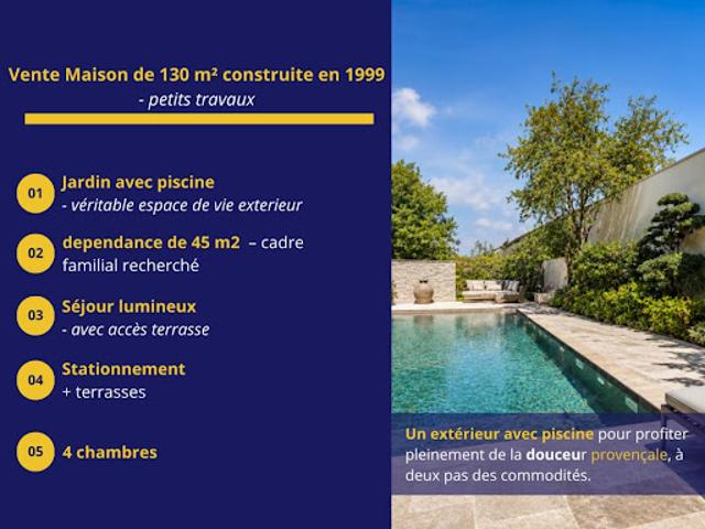 Vente Villa 5 pièces 130 m2 Saint Cannat