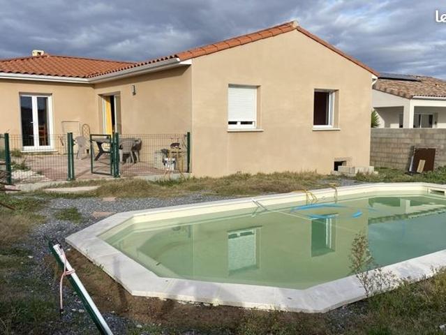 Vente | Villa | 5p | 4ch | 110 m² | Tourbes | Expo Sud | Terrasse · Jardin · Piscine