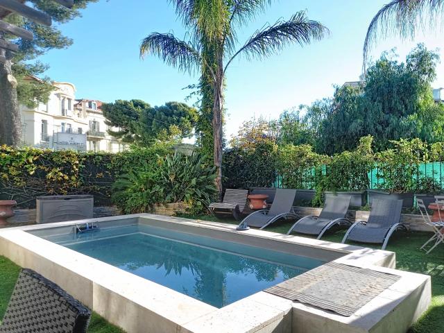VENTE VILLA 5P VUE MER & PISCINE CANNES CENTRE