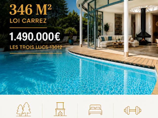 Vente Villa 6 pièces 346 m2 Marseille 12ème