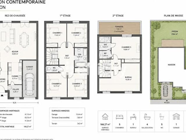 Vente Villa 8 pièces 166 m2 Meudon
