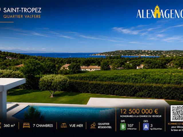 Vente Villa 8 pièces 320 m2 Saint Tropez