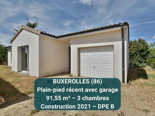 Vente Villa 91.55 m2 Buxerolles