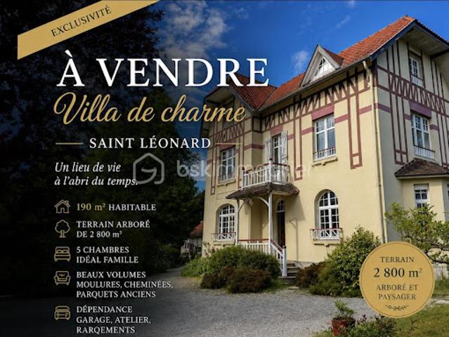 Vente Villa 10 pièces 190 m2 Saint leonard