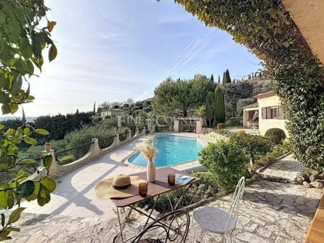 Vente villa Cabris vue mer
