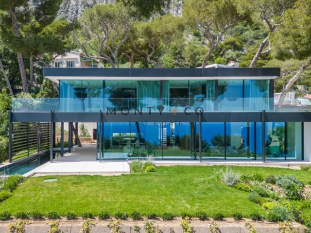 Vente villa contemporaine vue mer à Eze