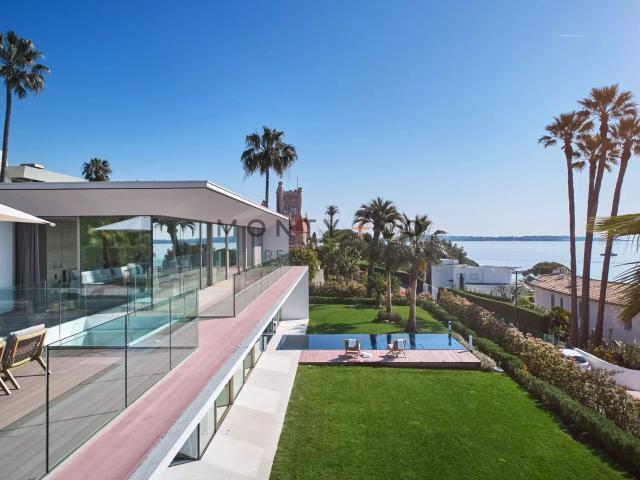 Vente villa contemporaine 6 chambres vue mer Cannes Californ. 434m² Cannes
