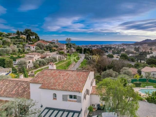 Vente villa Mougins vue mer