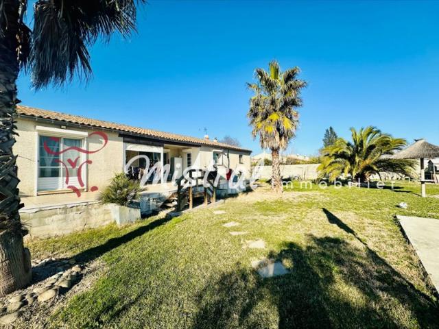VENTE VILLA SAINT LAURENT 3 CHAMBRES SUR 1500M2 de TERRAIN