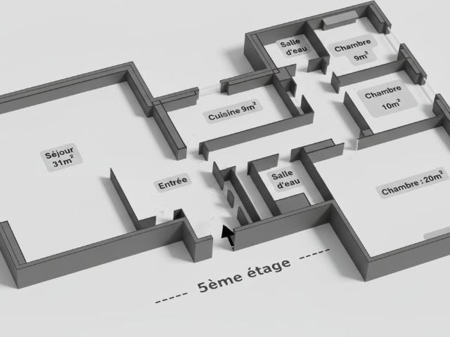 Vente Appartement 4 pièces