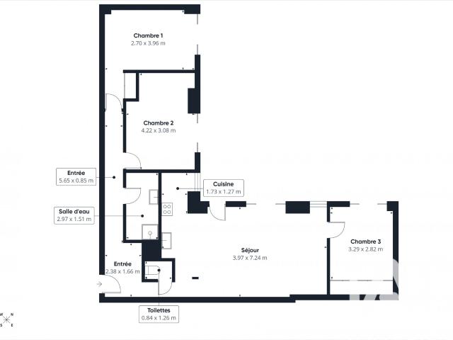 Vente Appartement 4 pièces