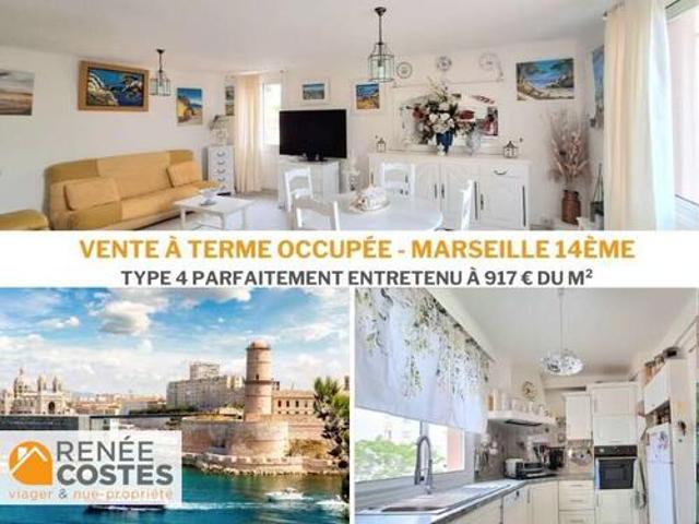 Vente Appartement 4 pièces 67 m2 Marseille 14ème