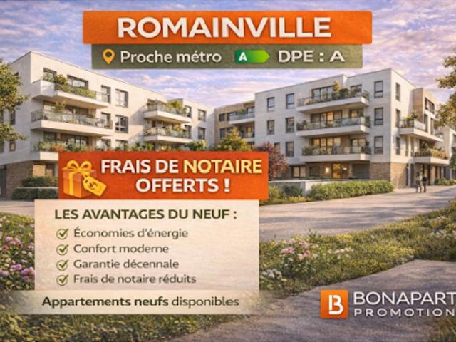Vente Appartement 4 pièces 66 m2 Romainville