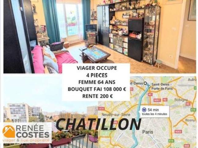 Vente Appartement 4 pièces 68 m2 Chatillon