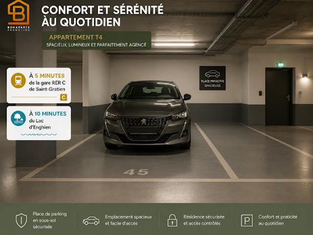 Vente Appartement 4 pièces 69 m2 Saint Gratien