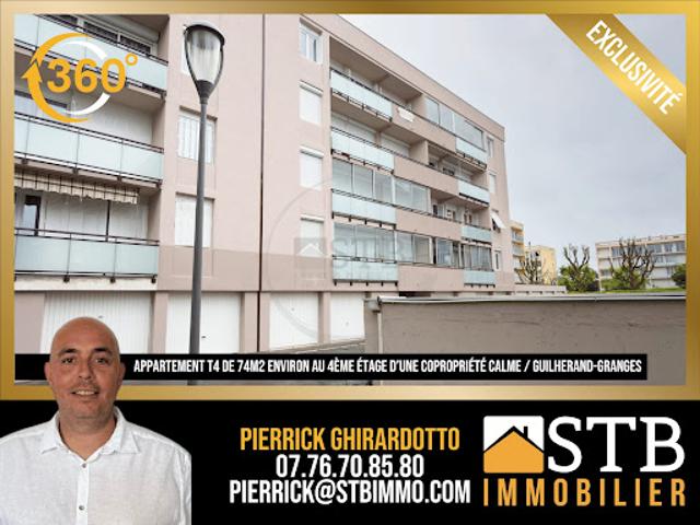 Vente Appartement 4 pièces 73.75 m2 Guilherand Granges