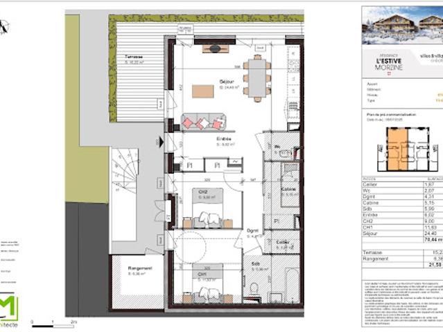 Vente Appartement 4 pièces 70.44 m2 Morzine
