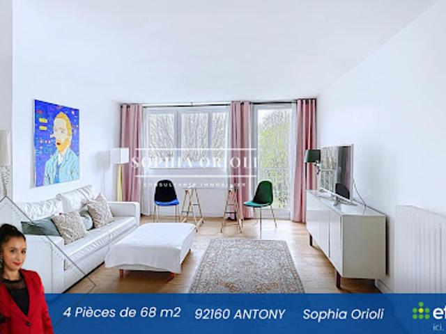 Vente Appartement 4 pièces 70 m2 Antony