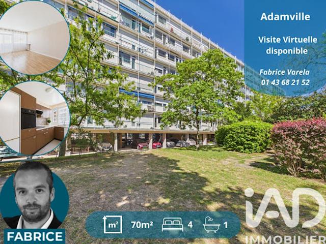 Vente Appartement 4 pièces 70 m2 Saint maur des fosses