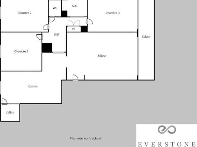 Vente Appartement 4 pièces 72 m2 Courbevoie