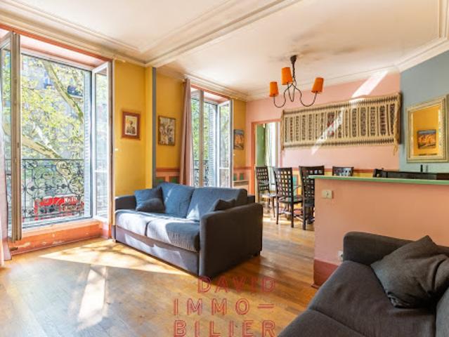 Vente Appartement 4 pièces 74.54 m2 Paris 18ème