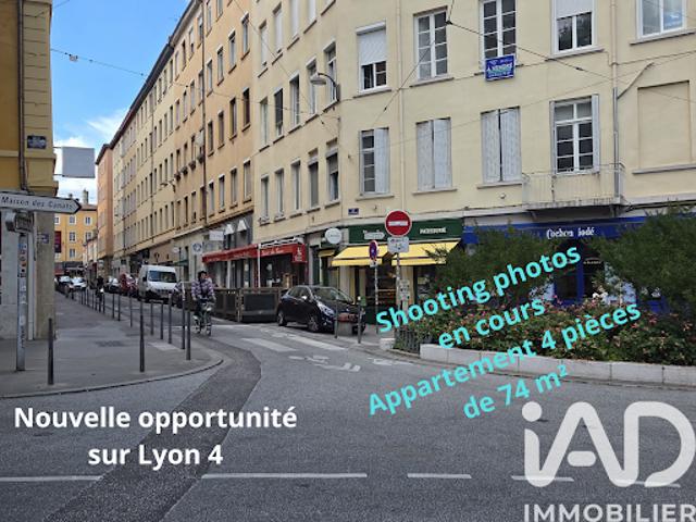 Vente Appartement 4 pièces 74 m2 Lyon 4ème