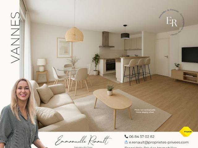 Vente Appartement 4 pièces 75.36 m2 Vannes