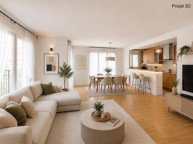 Vente Appartement 4 pièces 76.88 m2 Saint Cyr l'Ecole