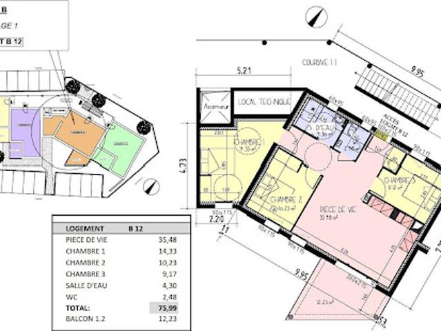 Vente Appartement 4 pièces 76 m2 Les Herbiers
