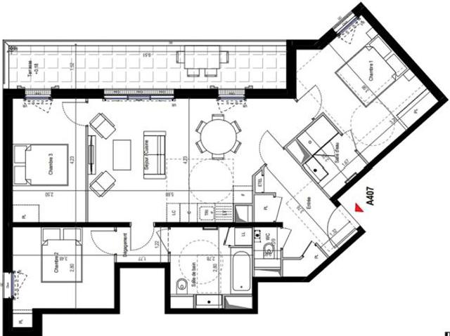 Vente Appartement 4 pièces