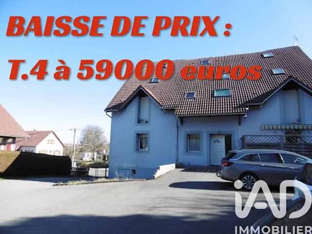 Vente Appartement 4 pièces 78 m2 Pierrefontaine lès Blamont
