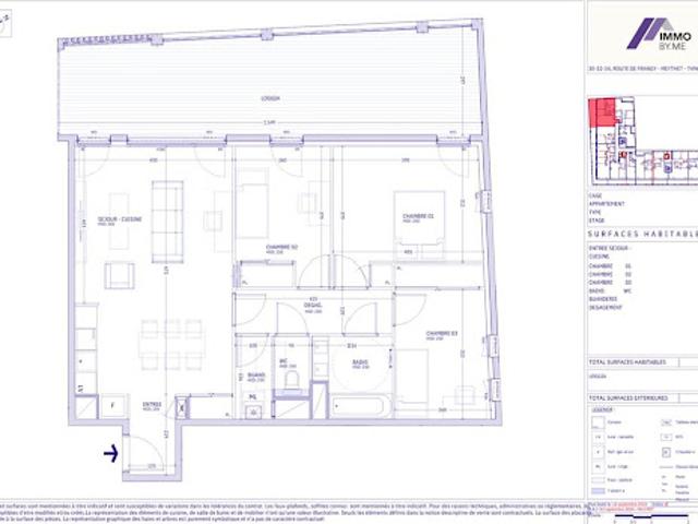 Vente Appartement 4 pièces 79.91 m2 Meythet