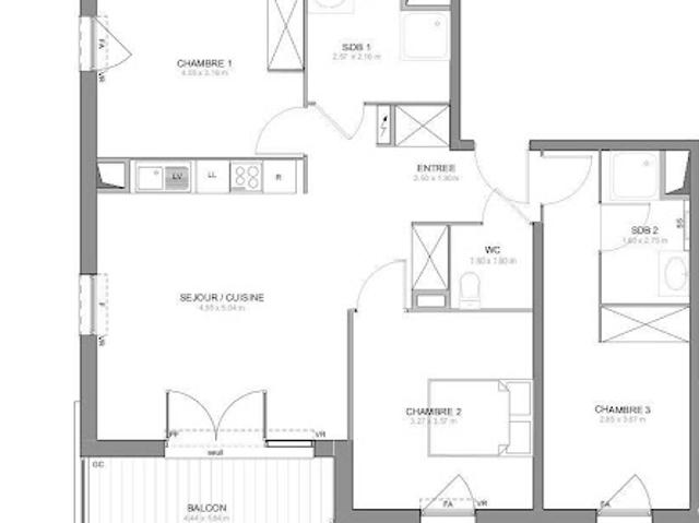 Vente Appartement 4 pièces 79 m2 Draguignan