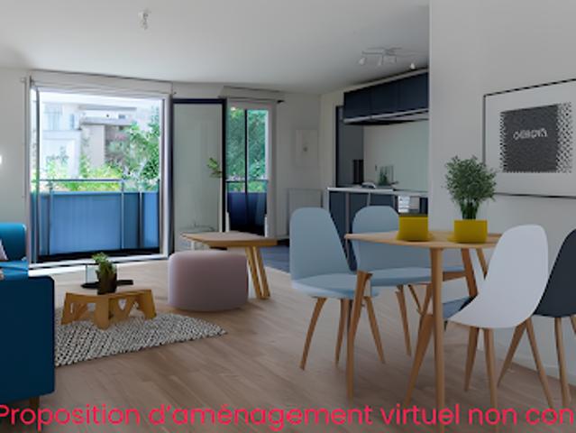 Vente Appartement 4 pièces 79 m2 Gennevilliers
