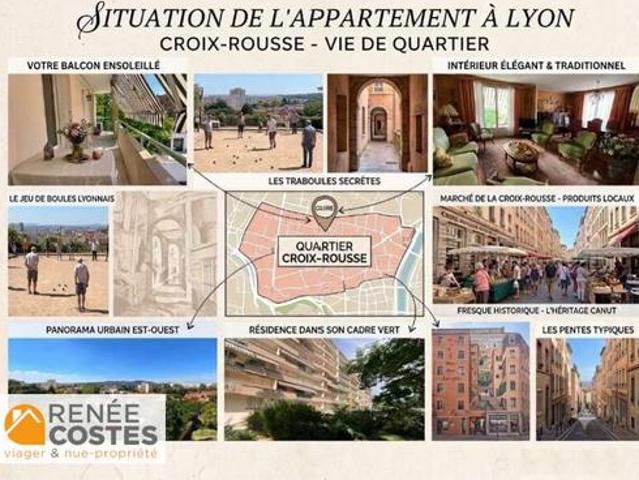 Vente Appartement 4 pièces 83 m2 Lyon 4ème
