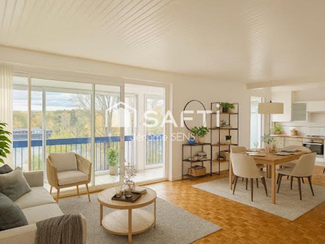 Vente Appartement 4 pièces 80 m2 Triel sur Seine