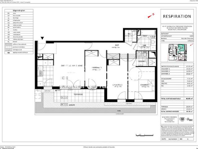 Vente Appartement 4 pièces 80 m2 Rueil Malmaison