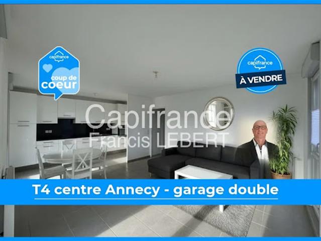 Vente Appartement 4 pièces 82 m2 Annecy